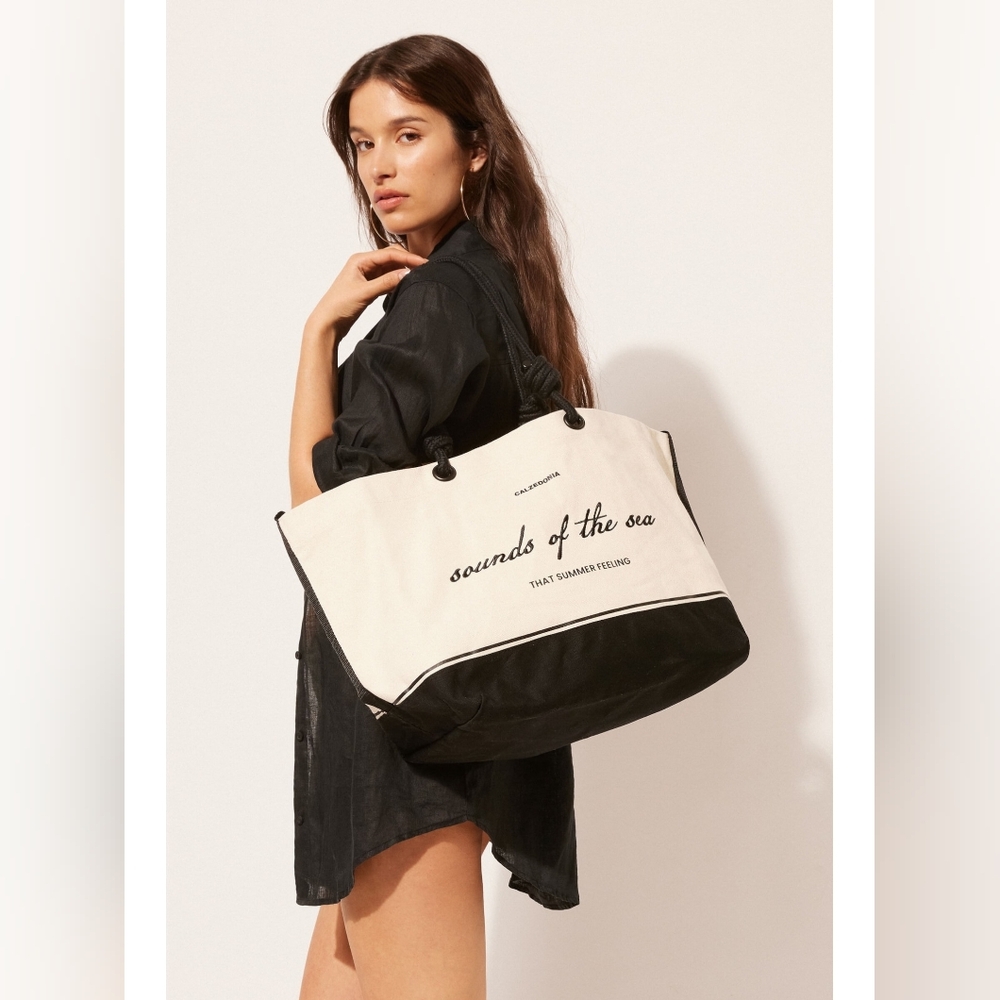 NWT Calzedonia Sounds of the Sea Beach Bag